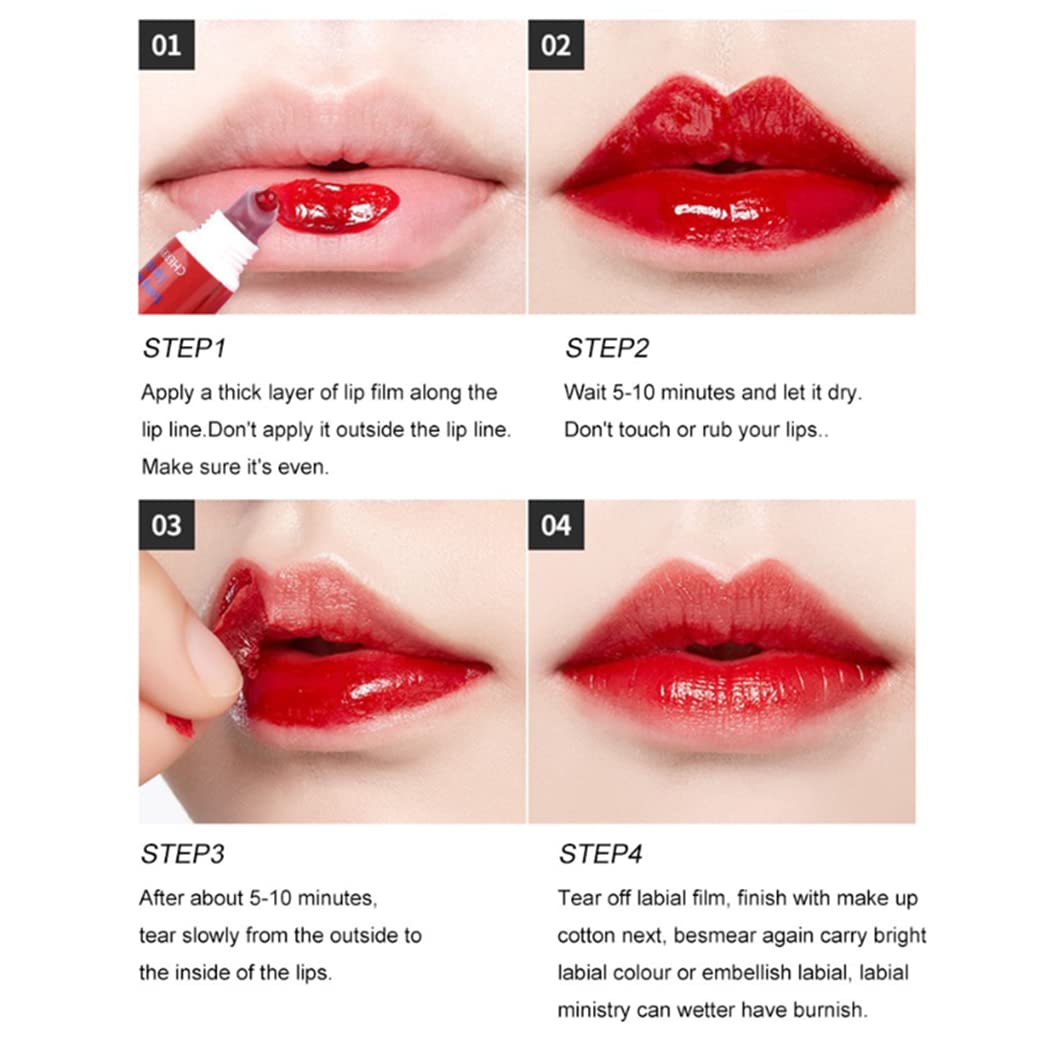 VeniCare Lip Stain Lip Gloss – 6 Color Peel-Off Tint, Waterproof & Long-Lasting