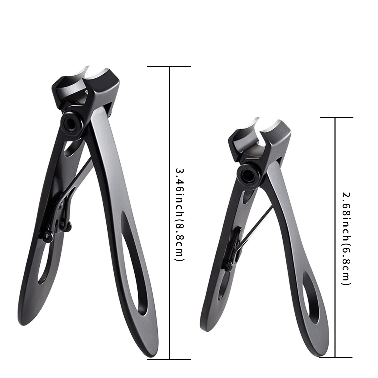 Venoteck Nail Clippers for Thick Nails – Dual-Size, Stainless Steel