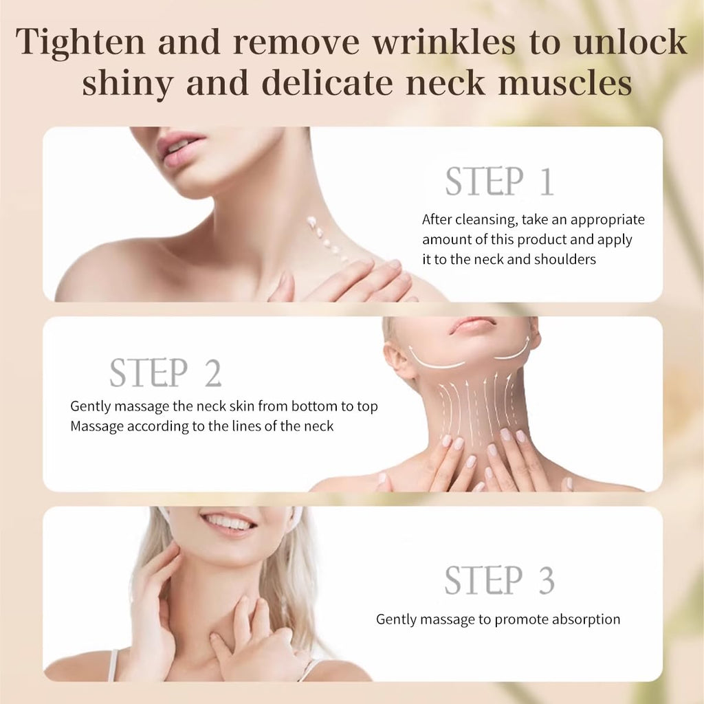 Venrock Anti-Aging Neck Cream with Niacinamide & Hyaluronic Acid – Hydrating Day & Night Neck & Décolleté Cream, 1.76 oz