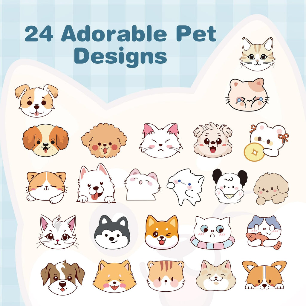 Venrock Pimple Patches — 48 Hydrocolloid Patches in 24 Cute Animal Shapes