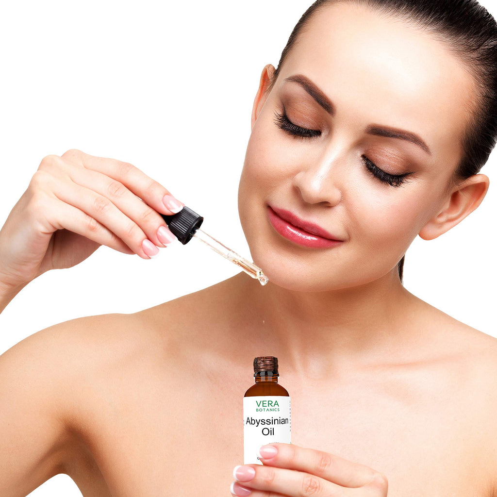 Vera Botanics Abyssinian Oil – 100% Pure & Natural, Cold-Pressed for Face, Skin, Hair & Nails
