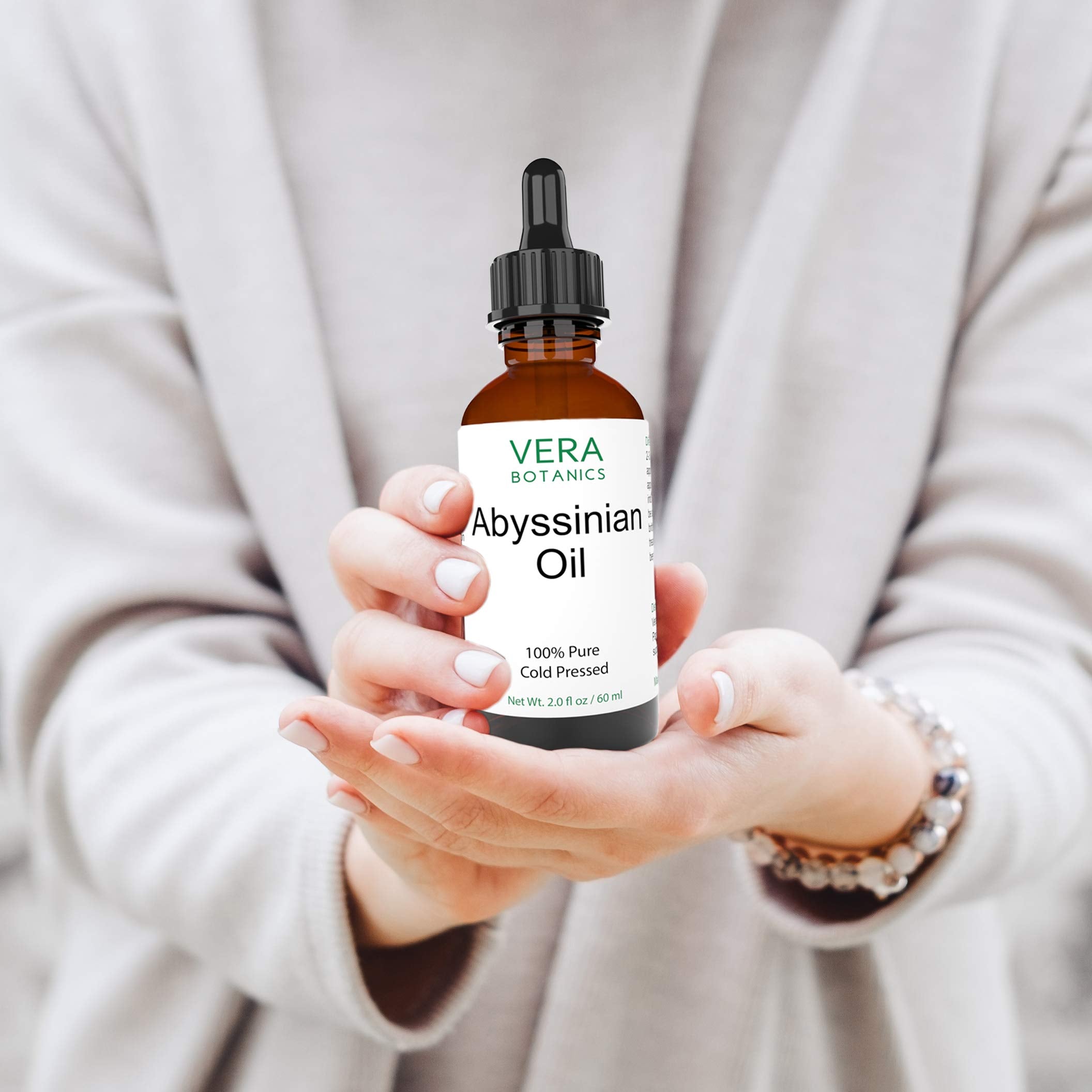 Vera Botanics Abyssinian Oil – 100% Pure & Natural, Cold-Pressed for Face, Skin, Hair & Nails