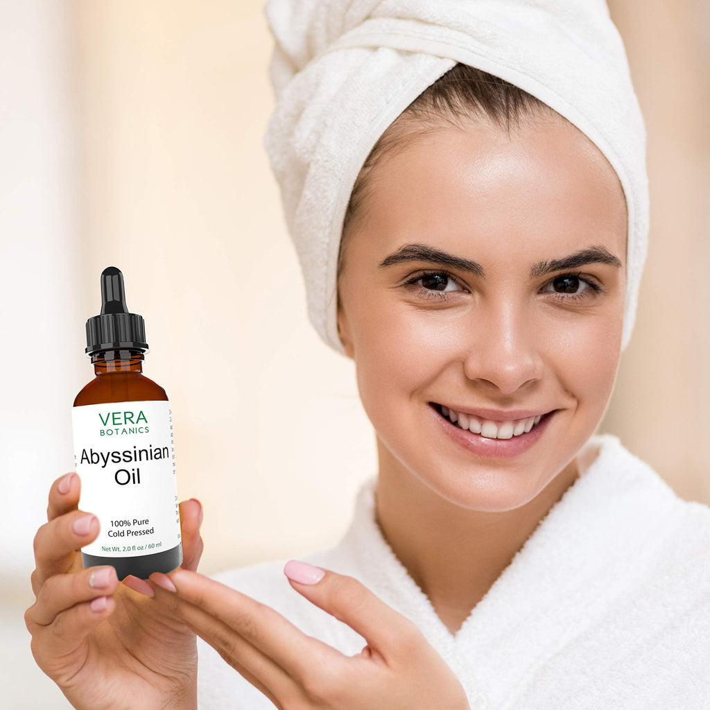 Vera Botanics Abyssinian Oil – 100% Pure & Natural, Cold-Pressed for Face, Skin, Hair & Nails