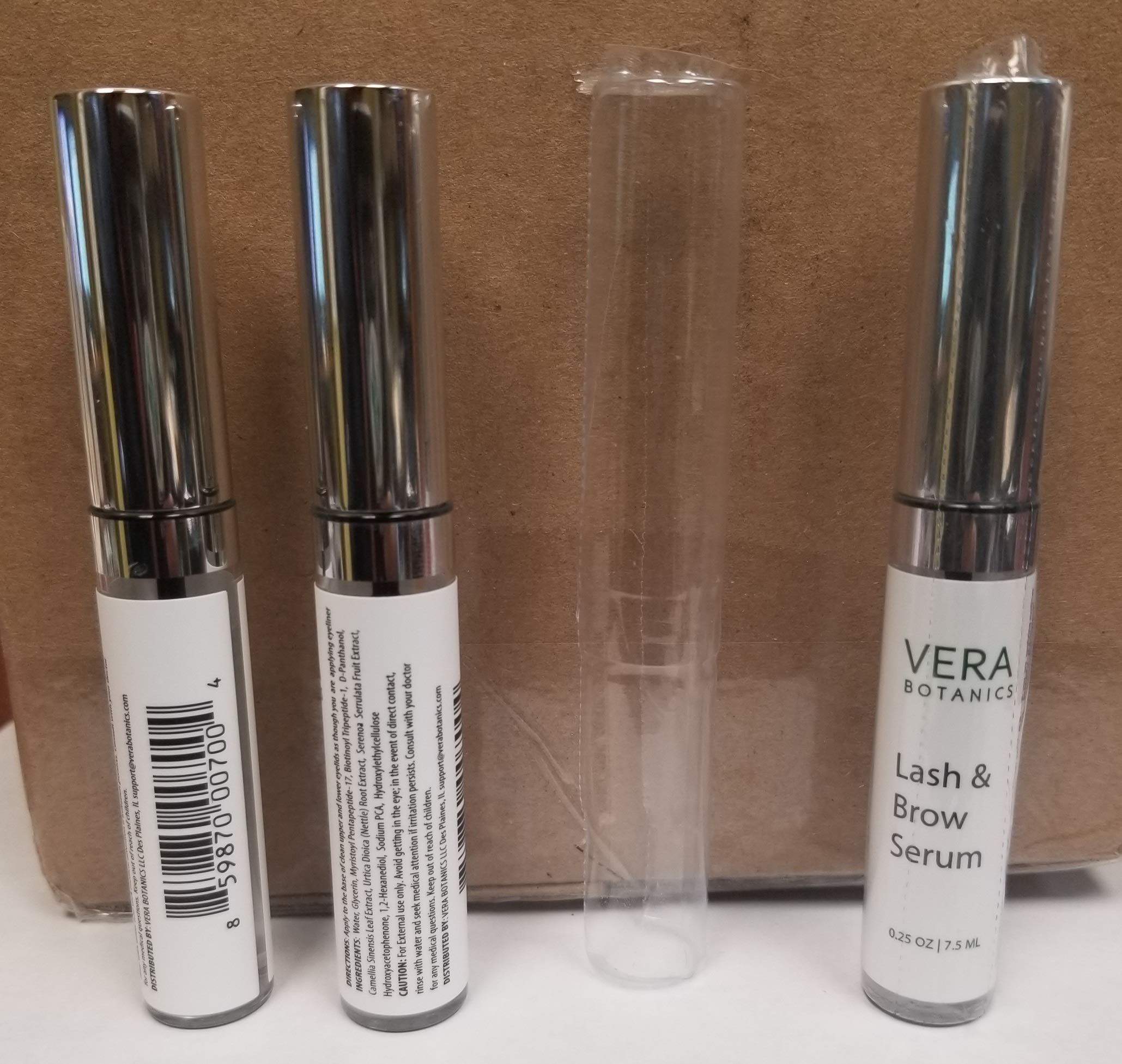 Vera Botanics Lash & Brow Booster Serum – Longer, Fuller Lashes & Thicker Brows