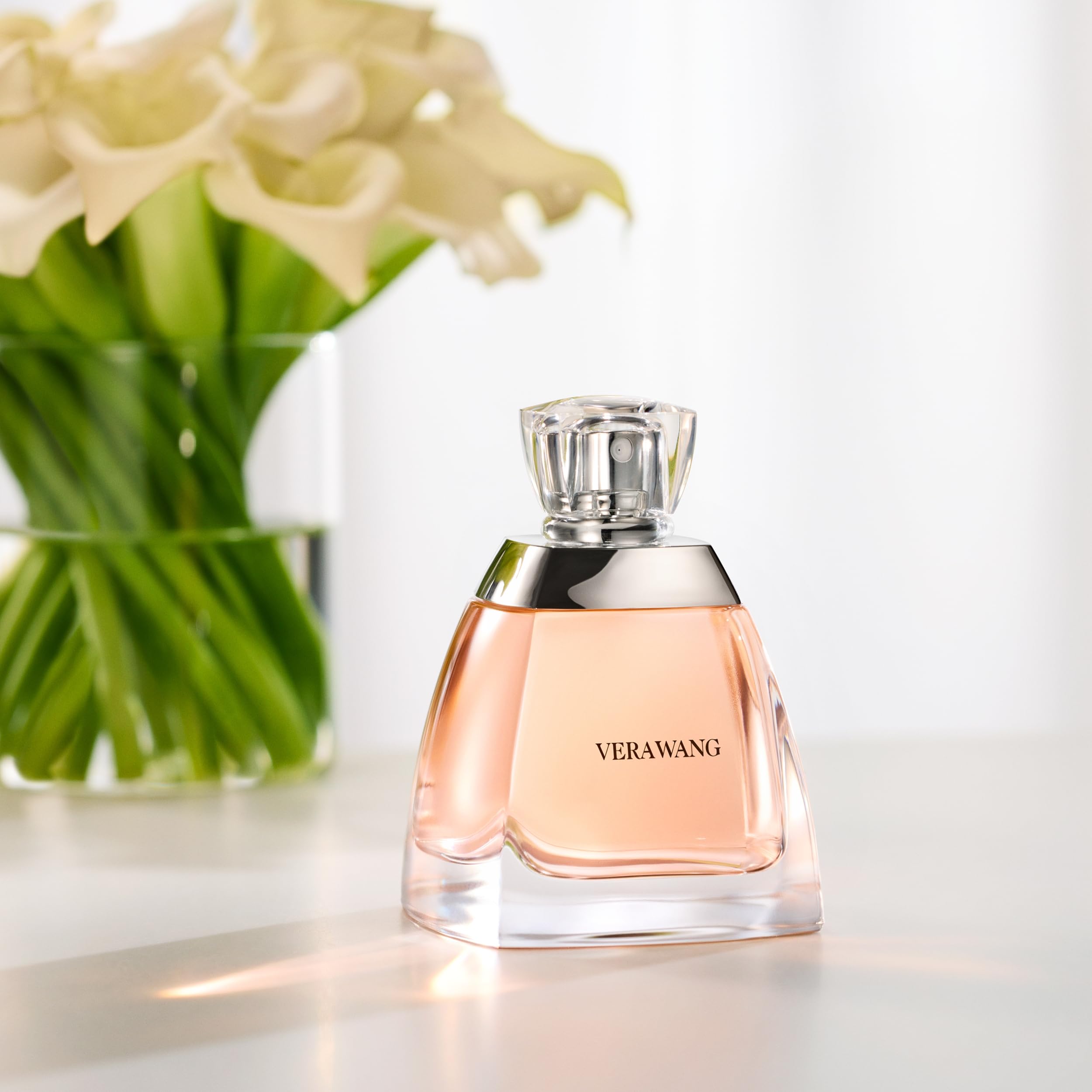 Vera Wang Eau de Parfum for Women – Delicate Floral Scent, Iris, Lilies & Sandalwood – 3.4 Fl Oz