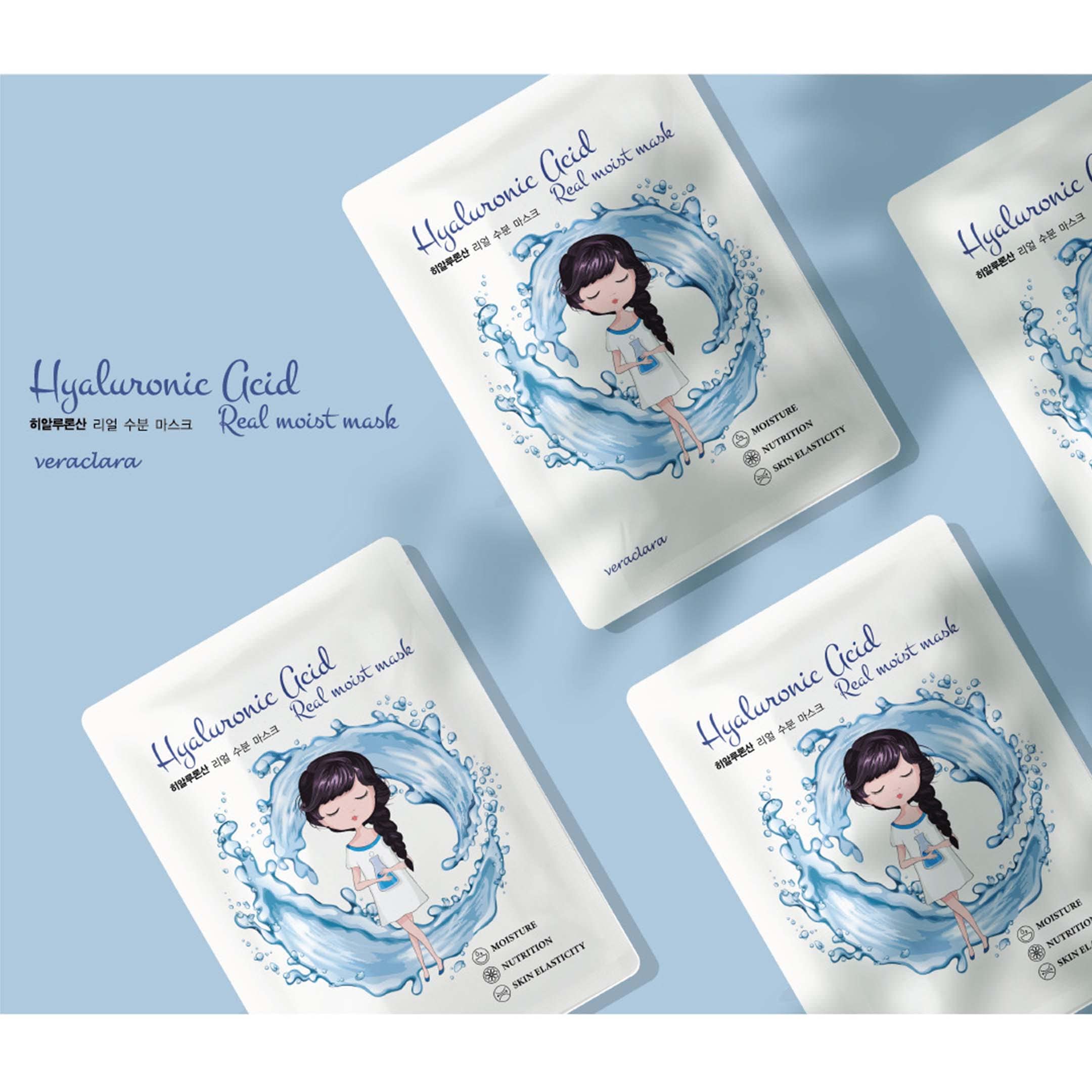 Veraclara Facial Mask Sheet – Hydrate, Brighten & Firm Skin | Korean Skincare