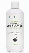 Verdana Organic Fractionated Coconut Oil – Lightweight Carrier for Skin & Hair – USDA Organic, Unscented