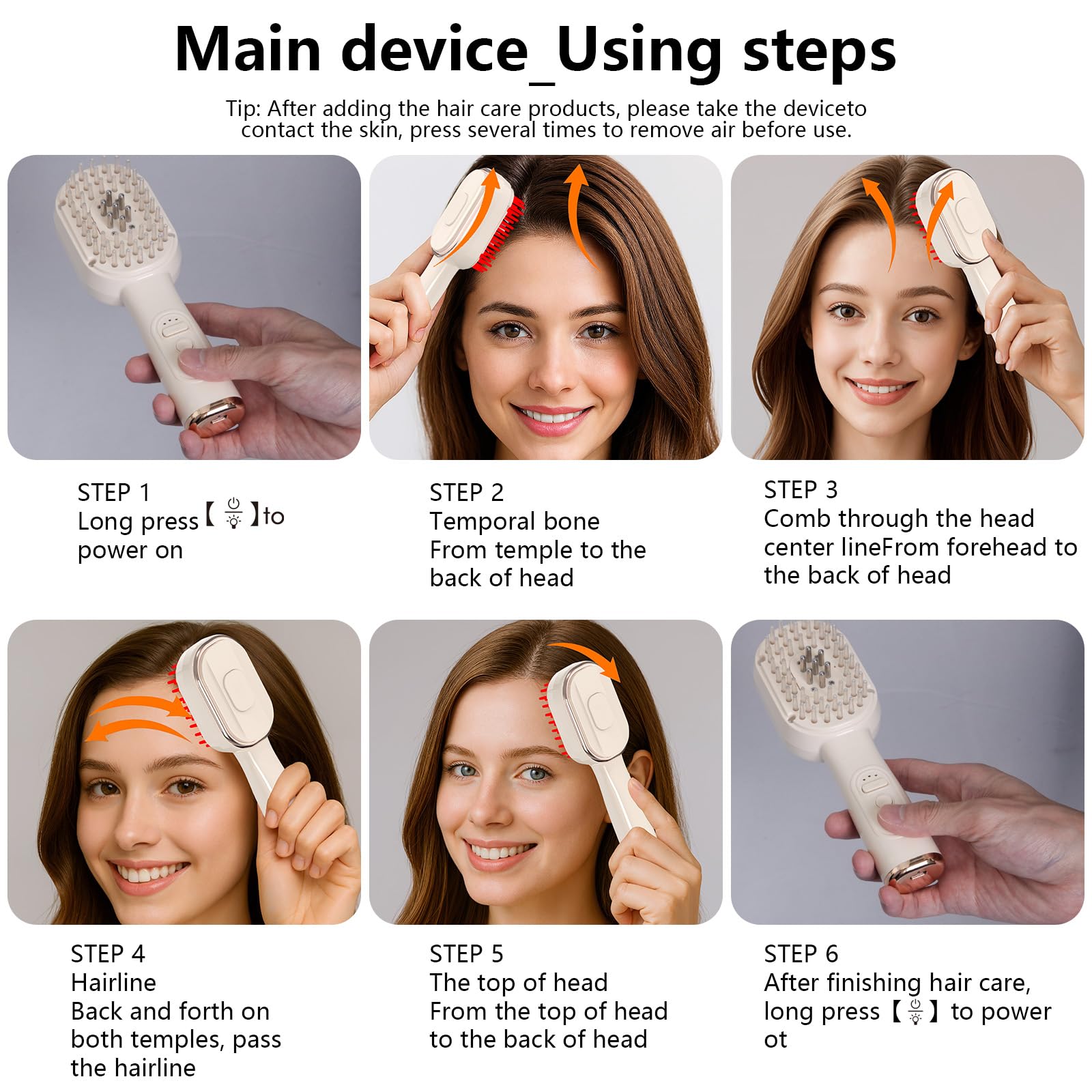 Verfubo Laser Therapy Hair Growth Comb | Red Light Therapy for Hair Growth & Scalp Massage