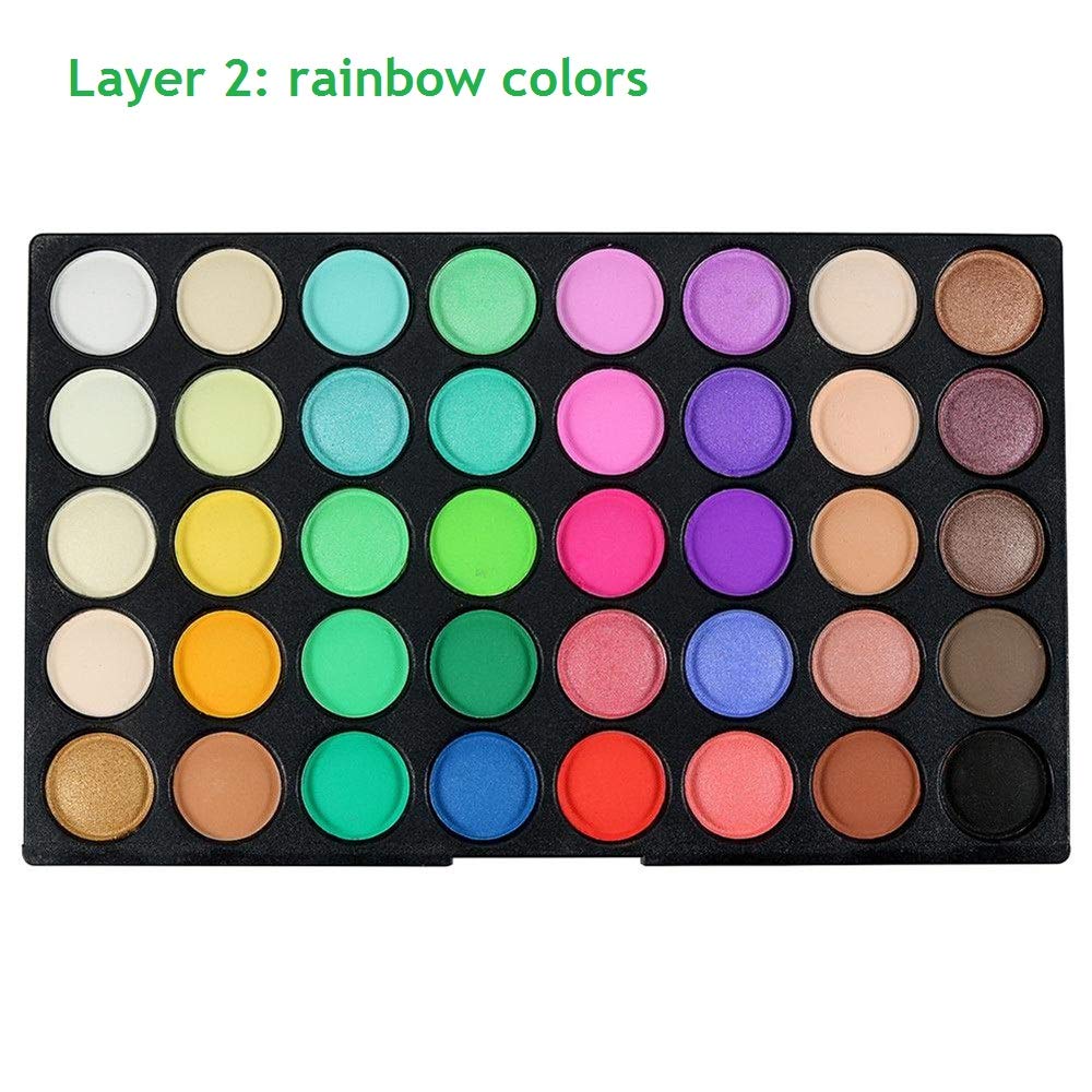 VERONNI 120 Colors Mini Eyeshadow Palette – 3-Layer Matte & Shimmer Palette (120 Colors)