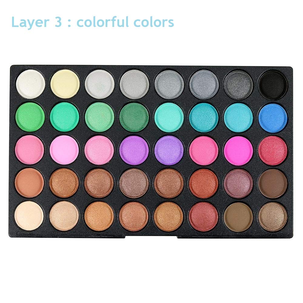 VERONNI 120 Colors Mini Eyeshadow Palette – 3-Layer Matte & Shimmer Palette (120 Colors)