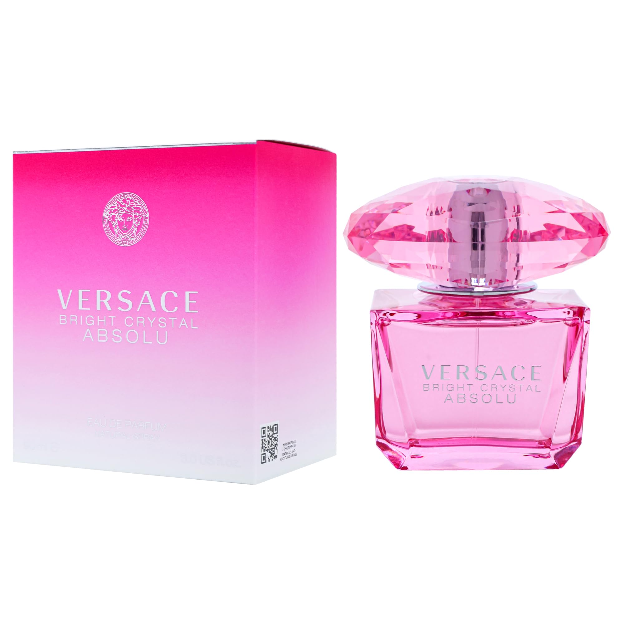Versace Bright Crystal Absolu for Women – 3.0 oz Eau de Parfum Spray