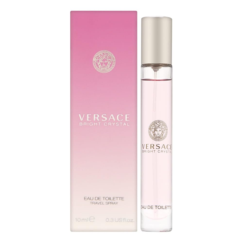 Versace Bright Crystal by Versace – 0.3 oz Eau de Toilette Travel Spray for Women