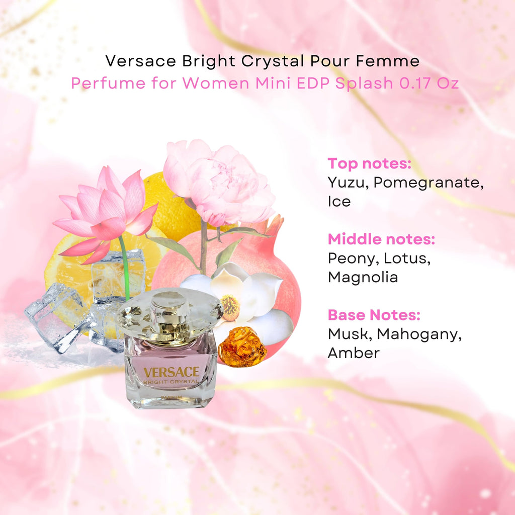 Versace Bright Crystal Pour Femme Mini EDP Splash 0.17 oz — Signature Collection