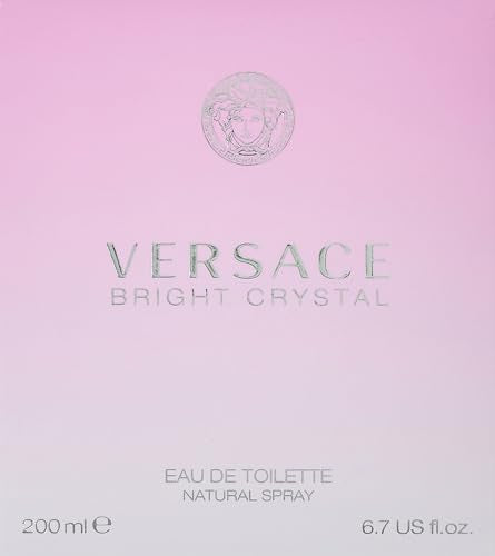 Versace Bright Crystal Eau de Toilette for Women – 6.7 oz