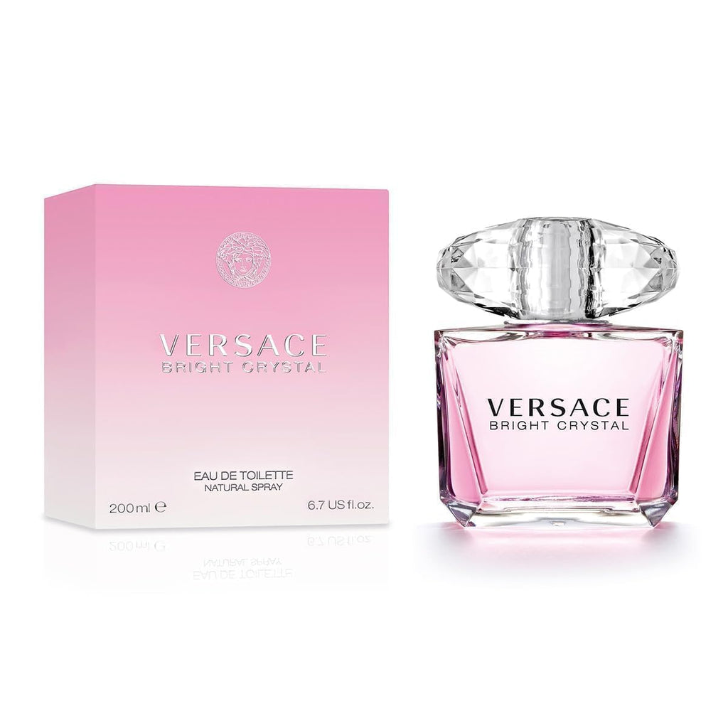 Versace Bright Crystal Eau de Toilette for Women – 6.7 oz