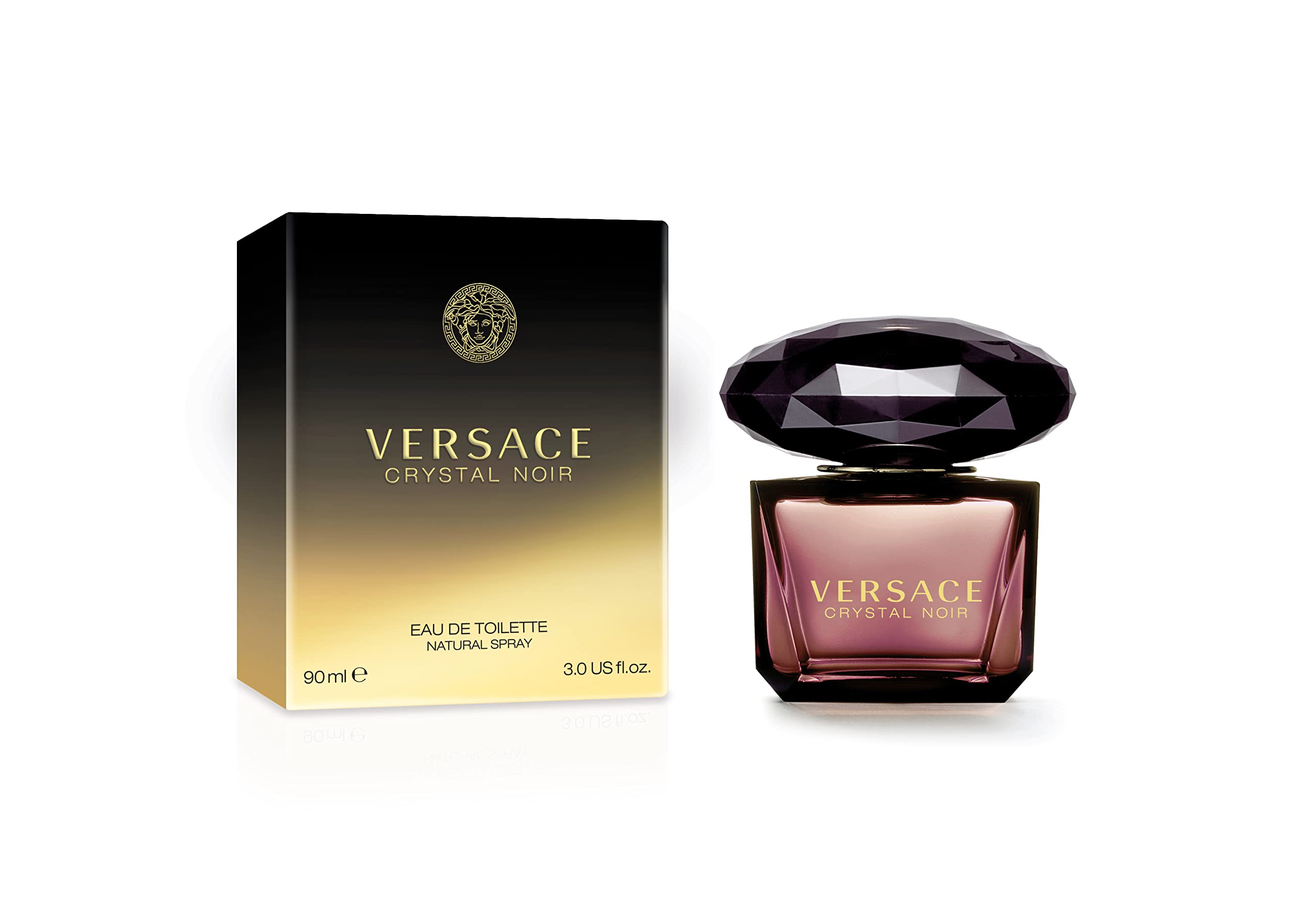 Versace Crystal Noir by Versace for Women – 3 oz EDT Spray