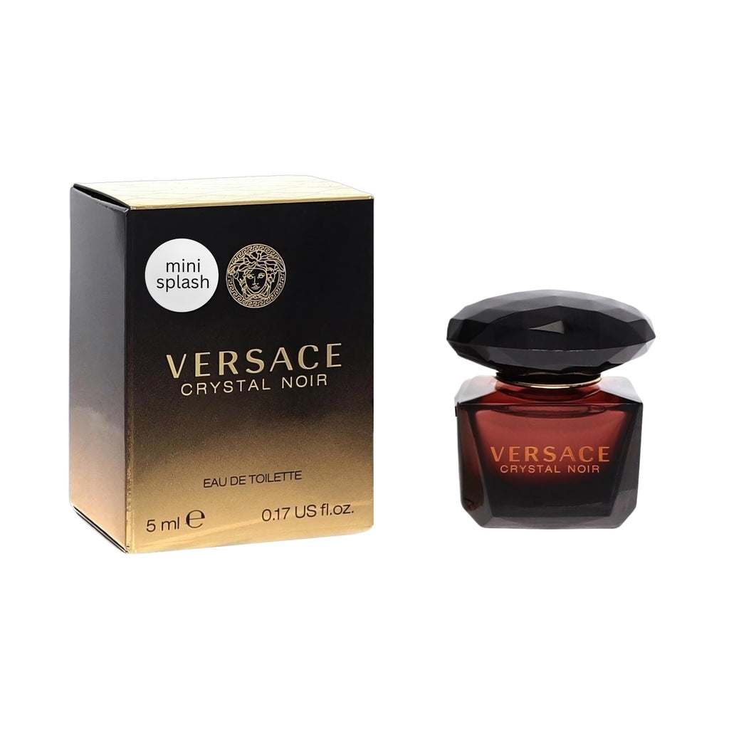 Versace Crystal Noir for Women Eau de Toilette Splash – 5 ml Mini Travel Size