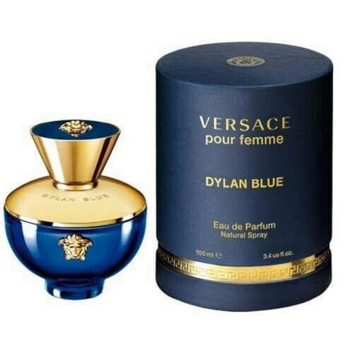 Versace Dylan Blue Pour Femme Eau de Parfum Spray for Women – 3.4 oz