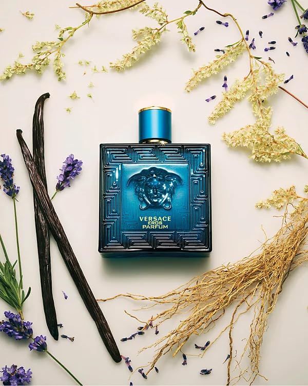 Versace Eros Parfum Spray for Men – 3.4 oz | Bold, Confident Fragrance