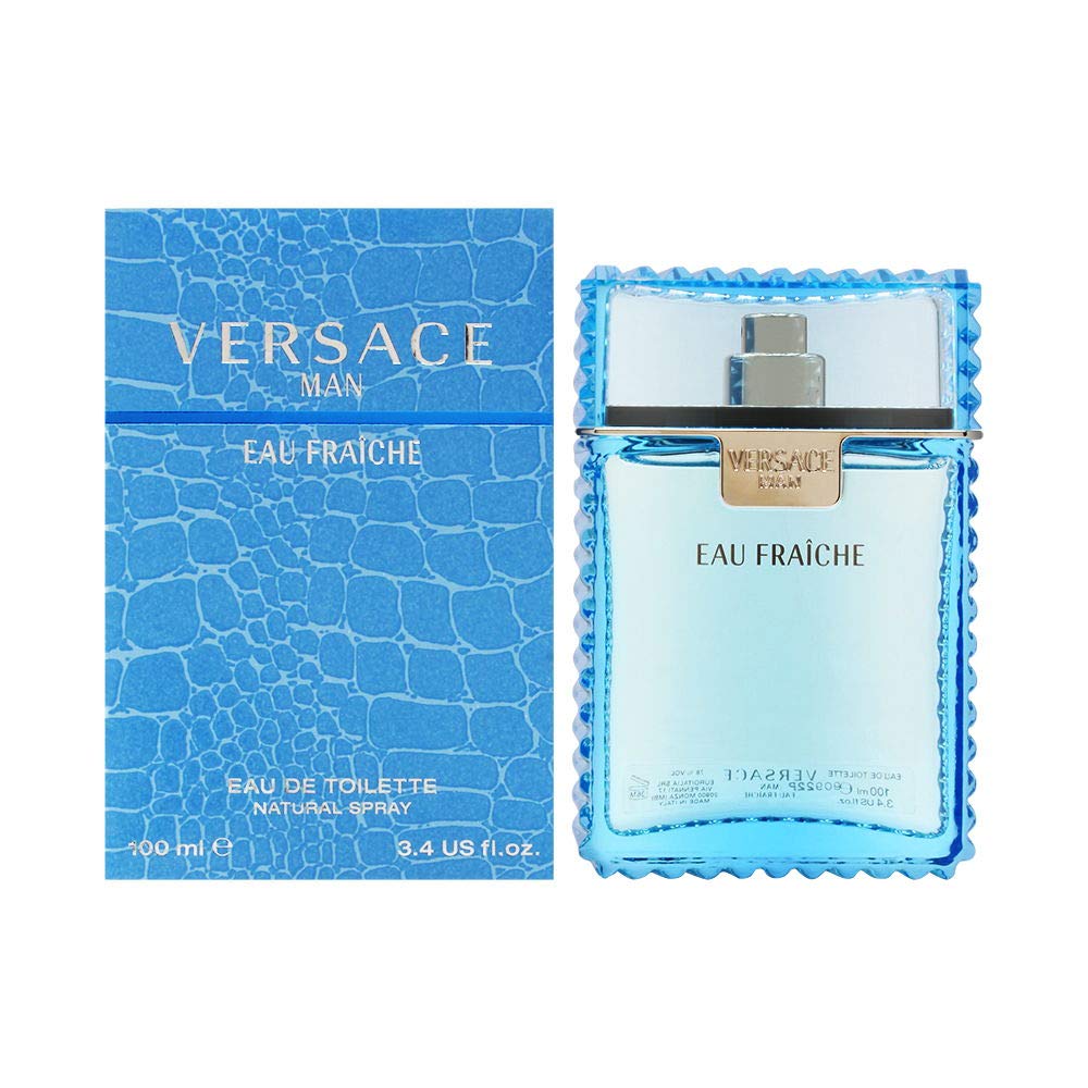Versace Man Eau Fraiche – Versace for Men 3.4 oz Eau de Toilette Spray