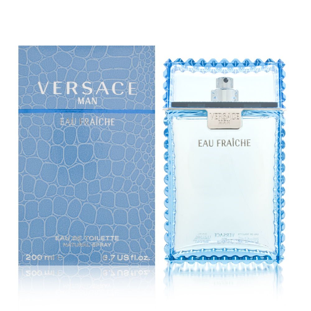 Versace Man Eau Fraiche – 6.7 oz Eau de Toilette for Men