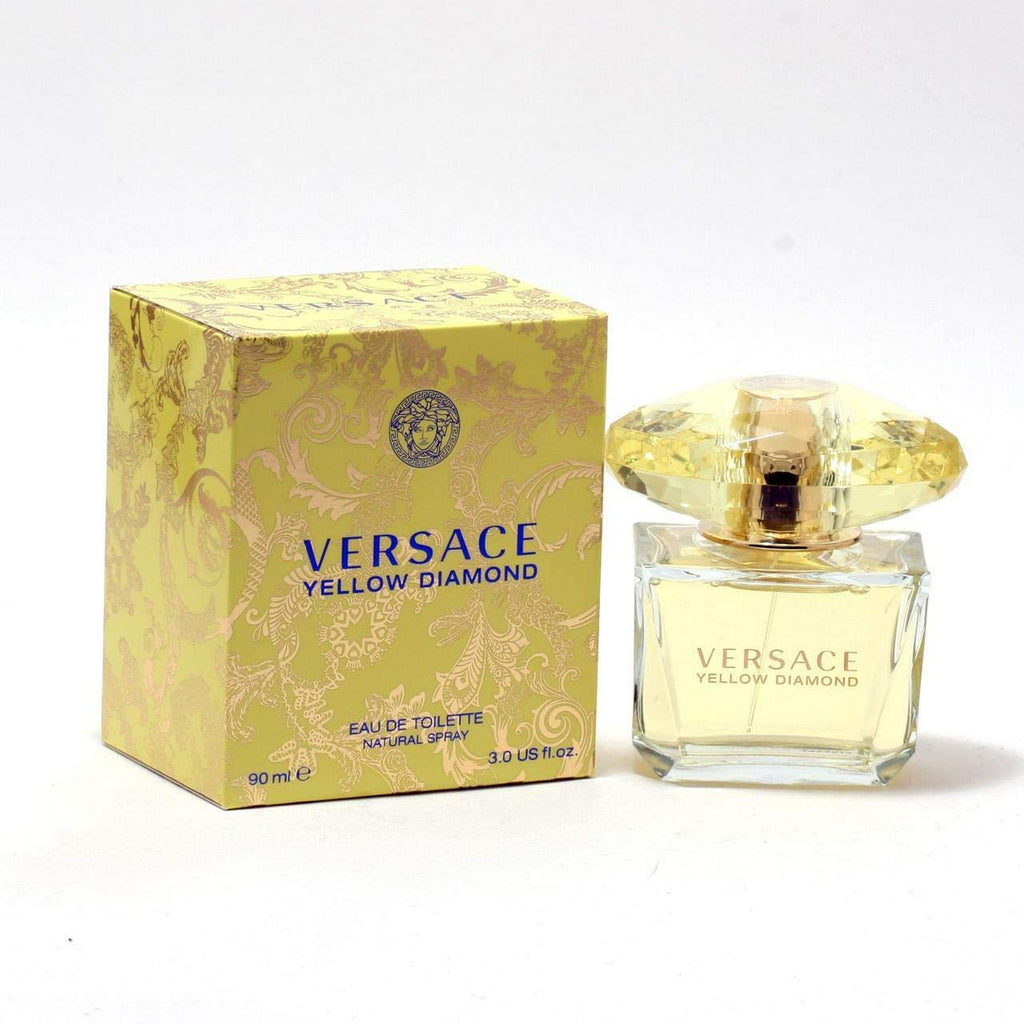 Versace Yellow Diamond Ladies- Edt Spray 3 OZ | Radiant Floral Fragrance for Women