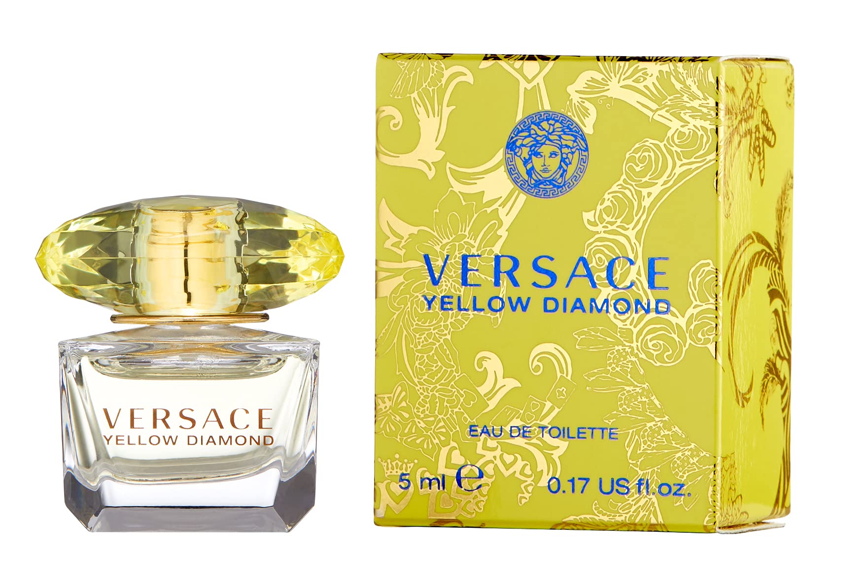 Versace Yellow Diamond EDT Mini for Women – 0.17 Fl Oz
