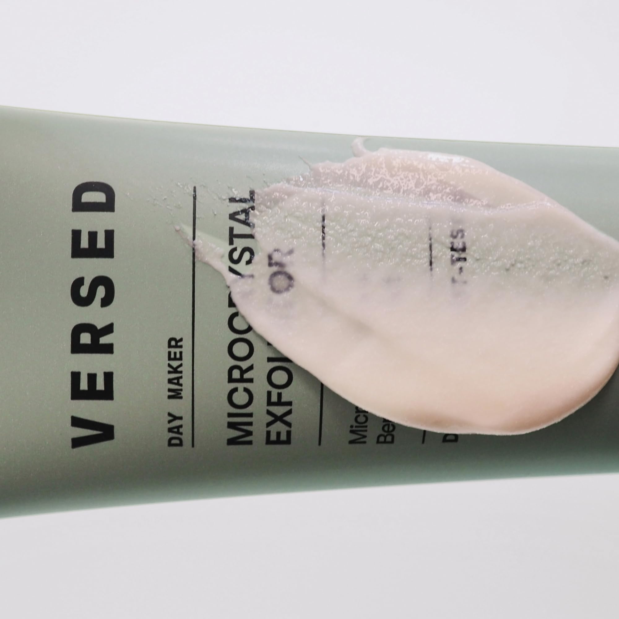 Versed Day Maker Microcrystal Exfoliating Cleanser – Creamy, Biodegradable Microcrystals, Vegan (3 oz)