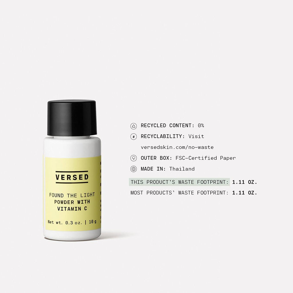 Versed Found The Light Vitamin C Powder - Mix Into Serum for Brightening
