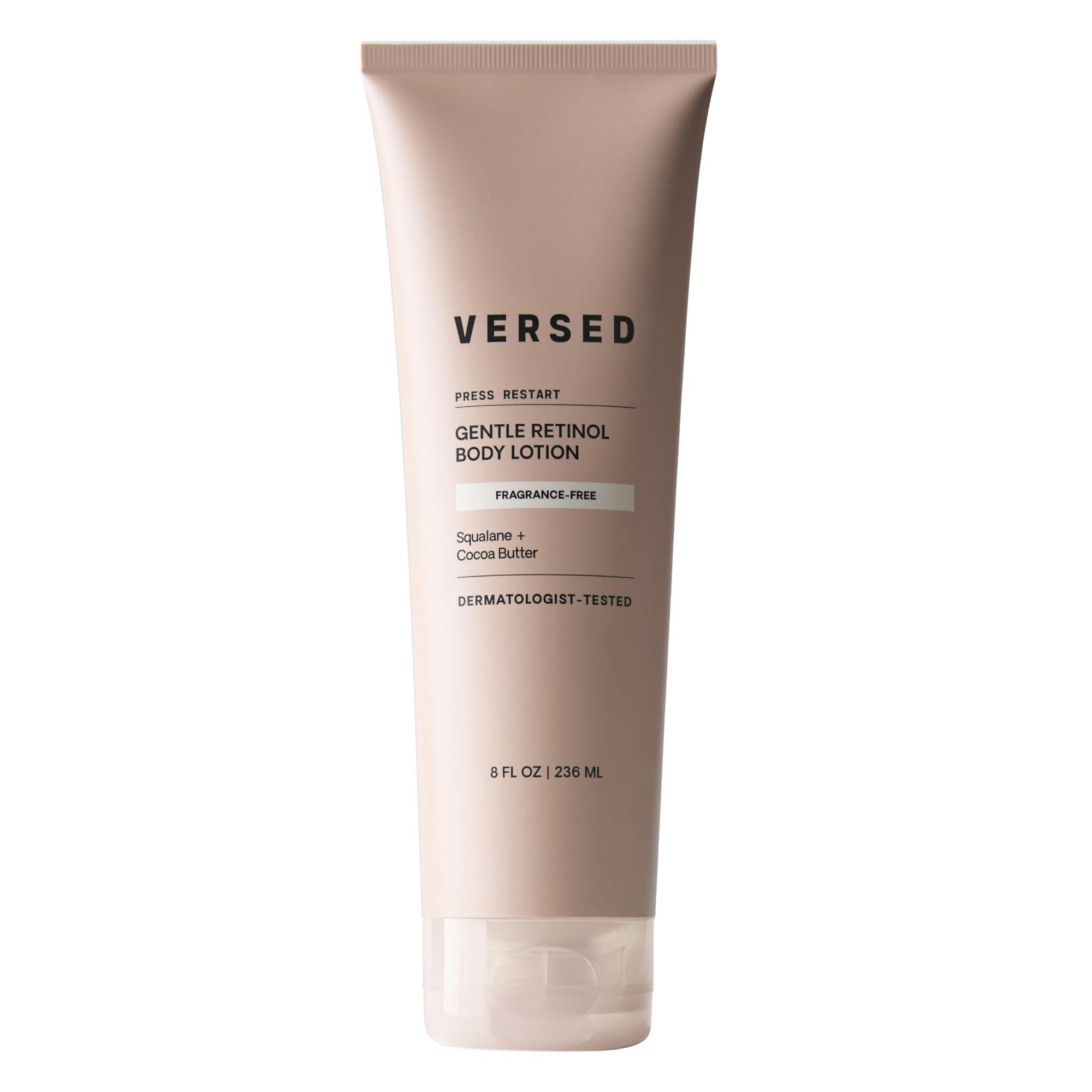 Versed Press Restart Retinol Body Lotion – Cocoa Butter & Squalane