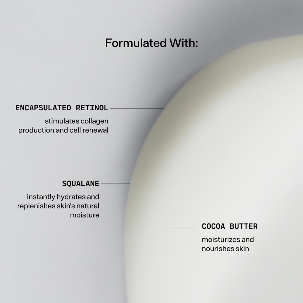 Versed Press Restart Retinol Body Lotion – Cocoa Butter & Squalane