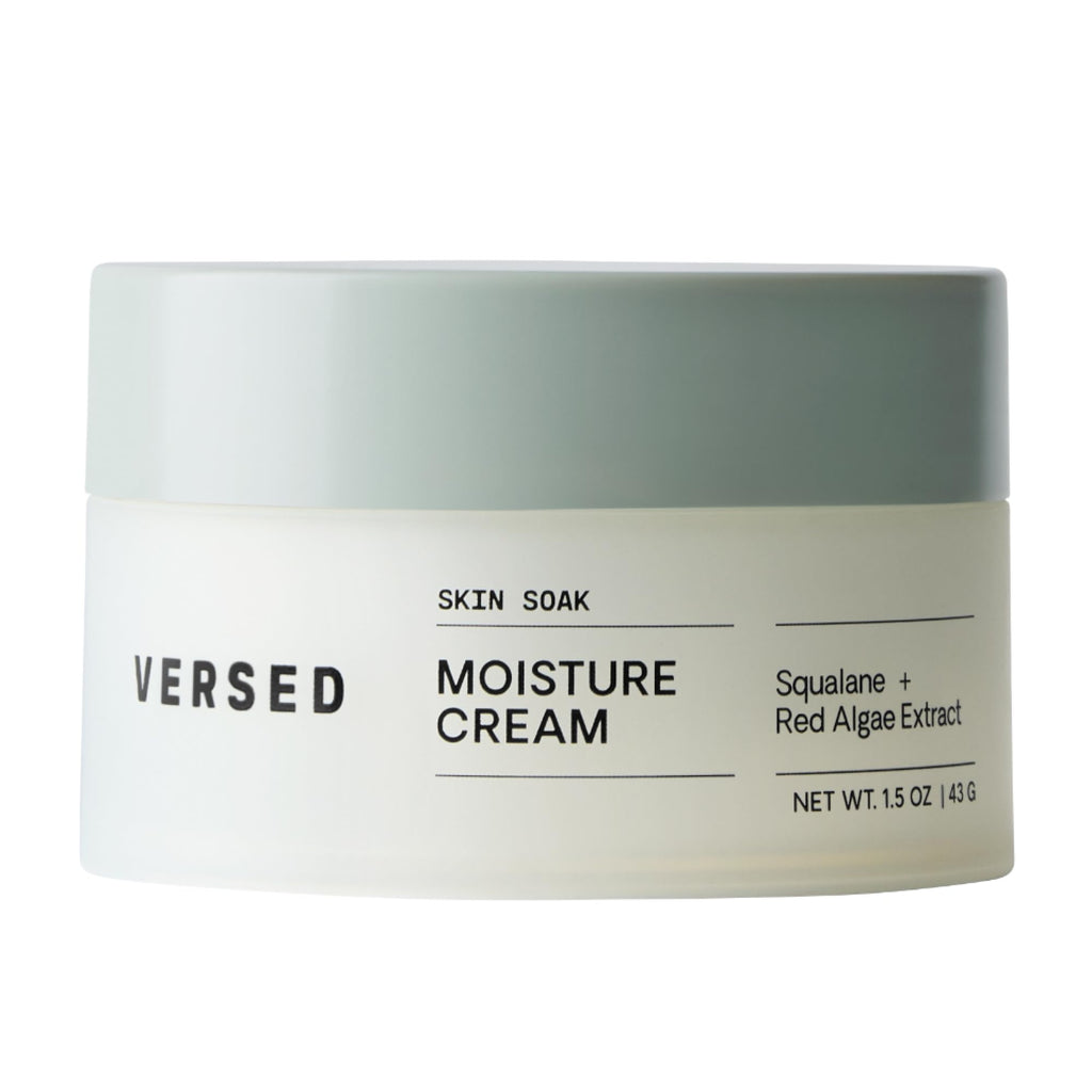 Versed Skin Soak Rich Moisture Face Cream – Non-Greasy Night Moisturizer with Hyaluronic Acid & Squalane