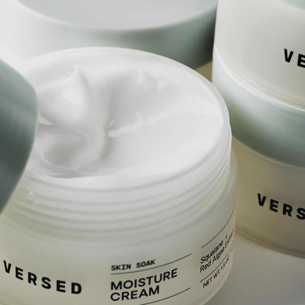 Versed Skin Soak Rich Moisture Face Cream – Non-Greasy Night Moisturizer with Hyaluronic Acid & Squalane