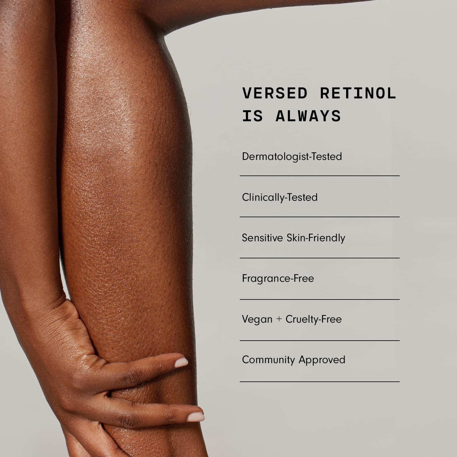 Versed Press Restart Retinol Body Lotion, 2 Pack – Lightweight Skin Firming Moisturizer with Cocoa Butter, Squalane & Vitamin E