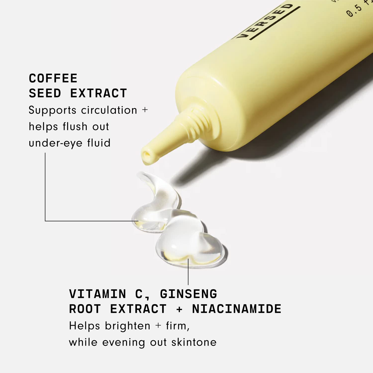 Versed Vacation Eyes Brightening Eye Gel – Lightweight Cooling Under-Eye Treatment