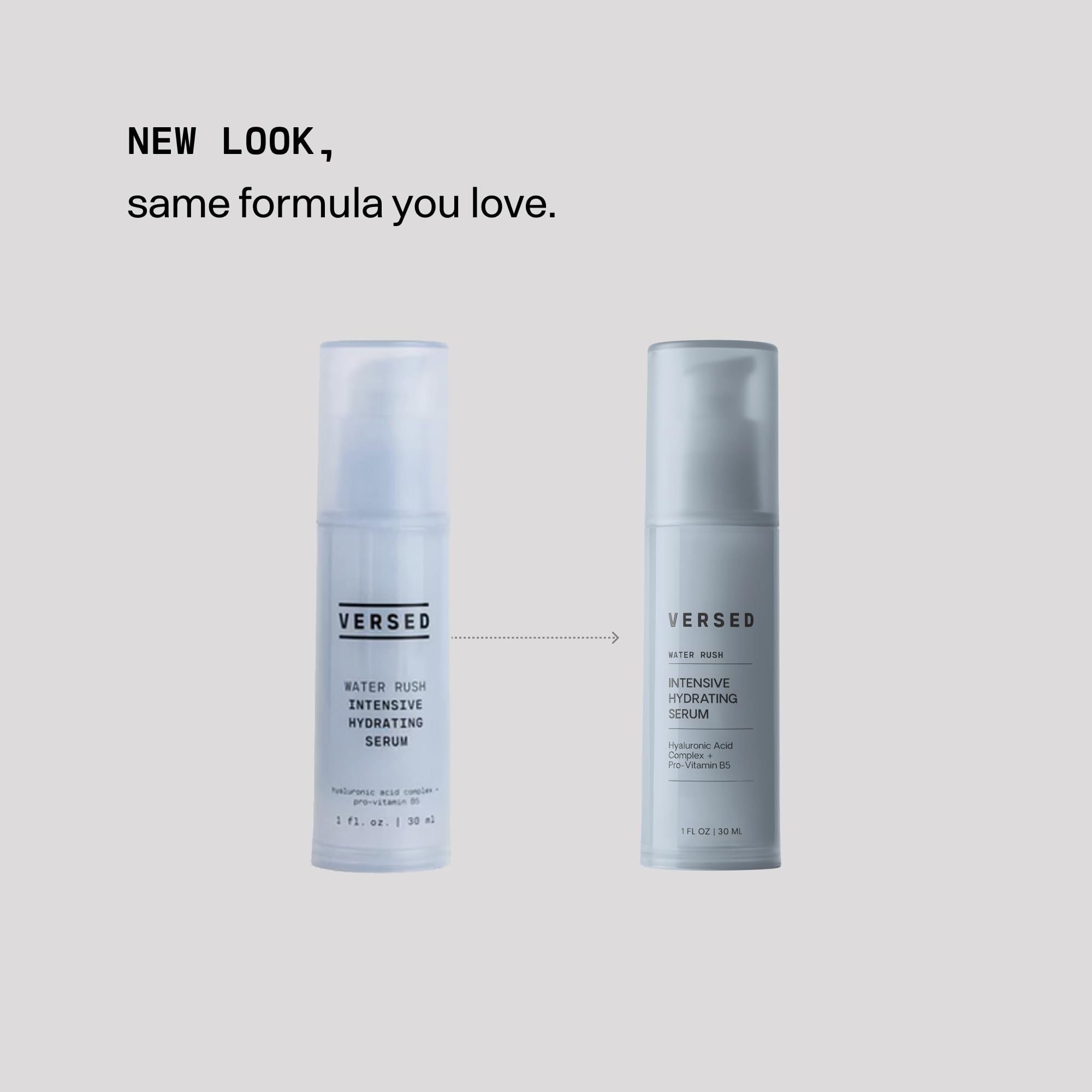 Versed Water Rush Hydrating Serum | Hyaluronic Acid + Pro Vitamin B5