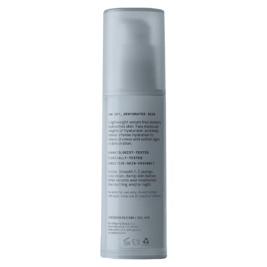 Versed Water Rush Hydrating Serum | Hyaluronic Acid + Pro Vitamin B5