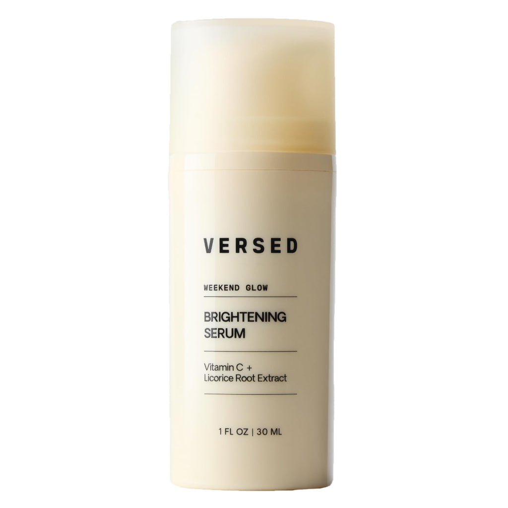 Versed Weekend Glow Vitamin C Serum for Face – Hydrating Serum with Niacinamide & Licorice Root (1 oz)