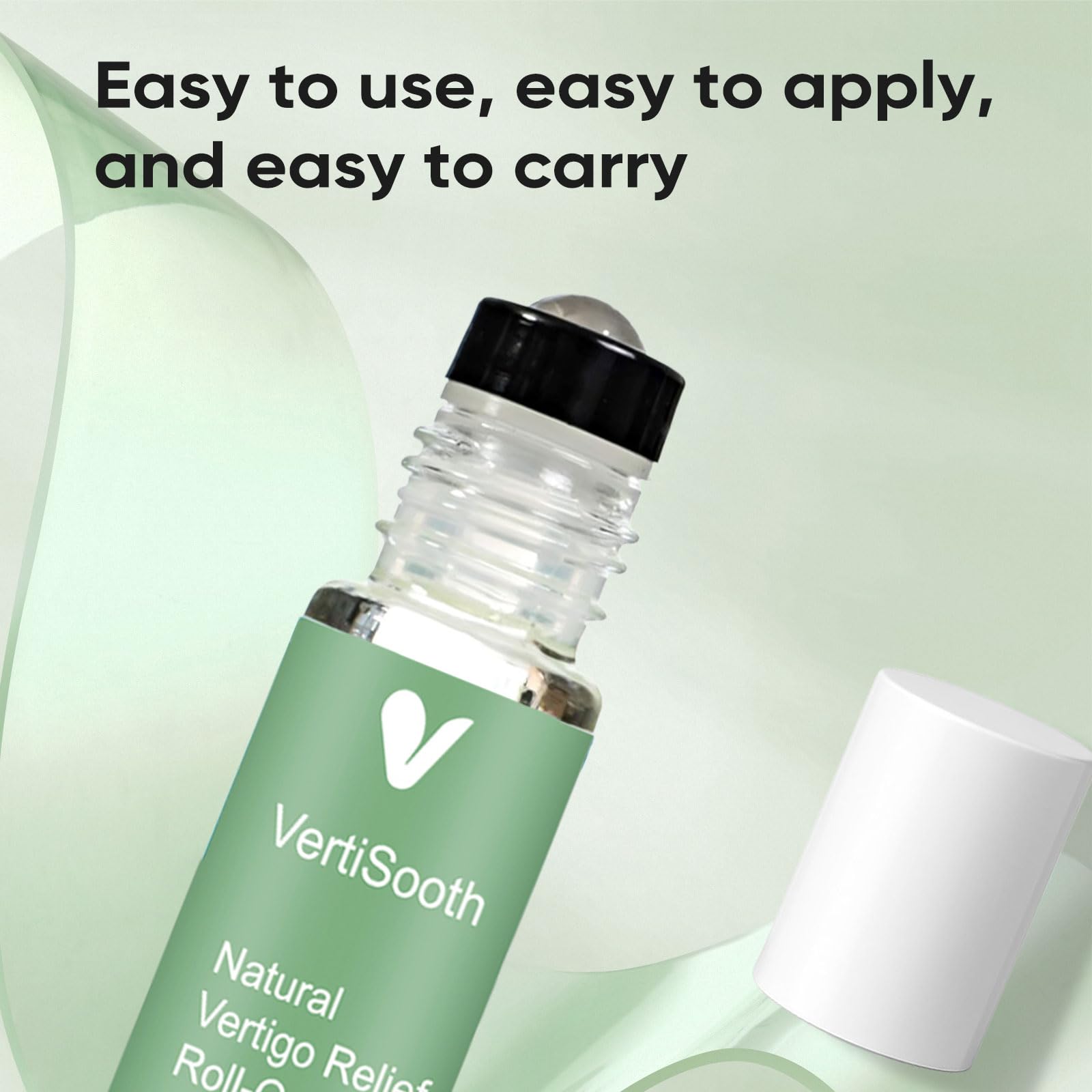 VERTISOOTH Anti-Dizzy Roll-On – Natural Vertigo Relief Roller (Pocket-Size 10 ml)