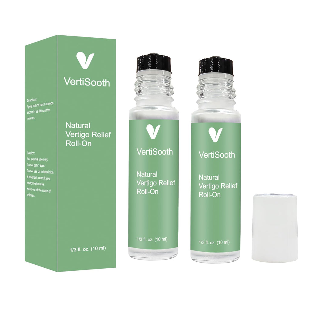 VERTISOOTH Anti-Dizzy Roll-On – Natural Vertigo Relief Roller (Pocket-Size 10 ml)