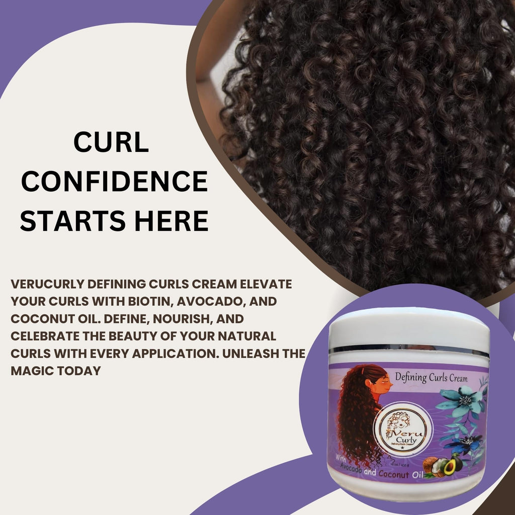 VeruCurly Curl Cream for Wavy Hair – Pack of 2 (32 oz) | Hydrating, Non-Sticky, Breakage Protection