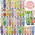 VESPRO 70-Pack Hand Cream Gift Set | 14 Scents, Travel-Size Moisturizers for Dry Hands