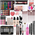 VESPRO All-In-One Makeup Kit – 40-Color Eyeshadow Palette, Foundations & Brushes | Gift Set for Women & Beginners