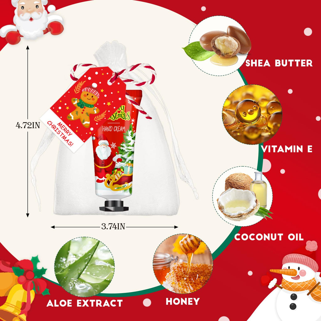 VESPRO 50-Pack Christmas Hand Cream Gift Set for Women