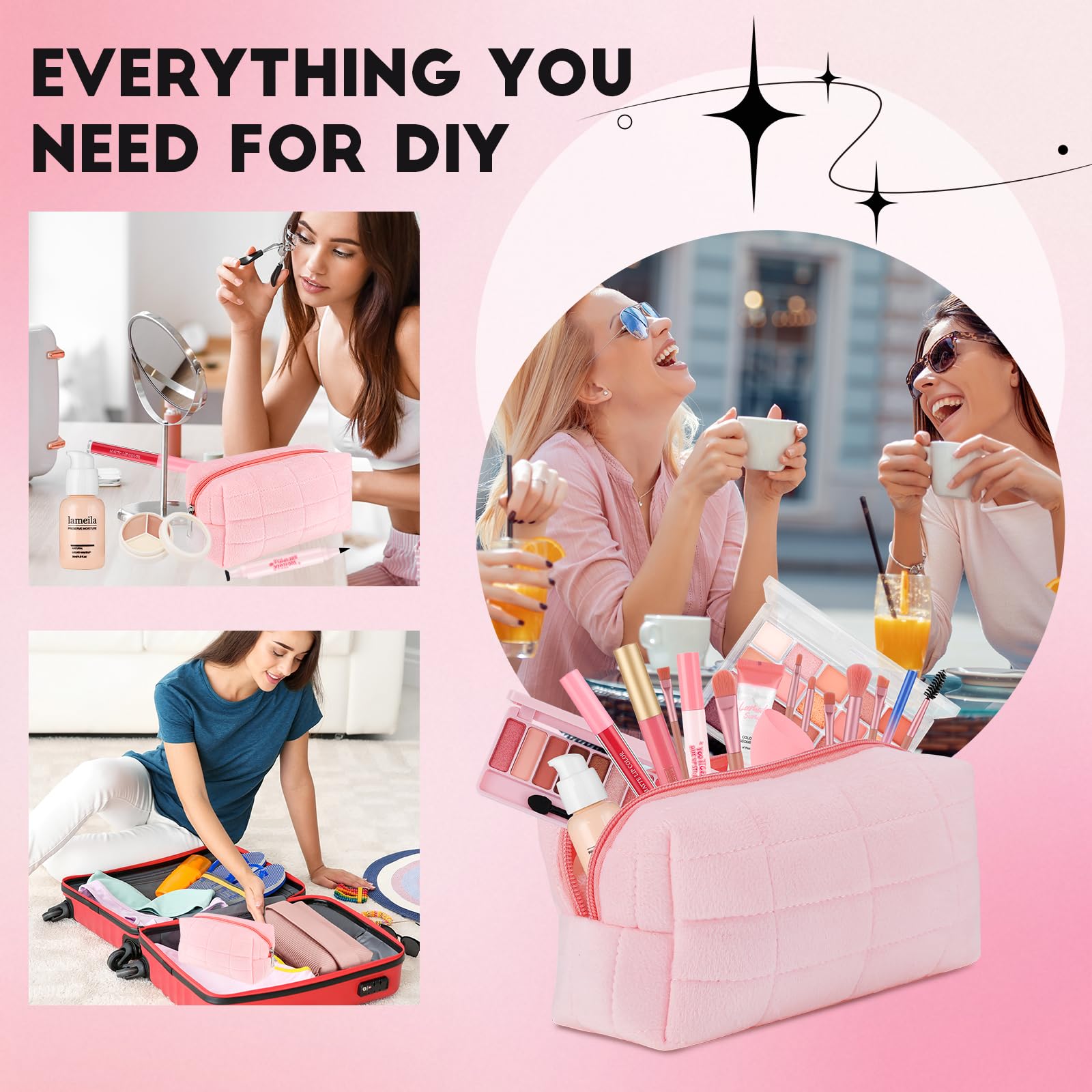 VESPRO All-In-One Makeup Kit for Teens | Beginner Friendly, Travel-Ready Set