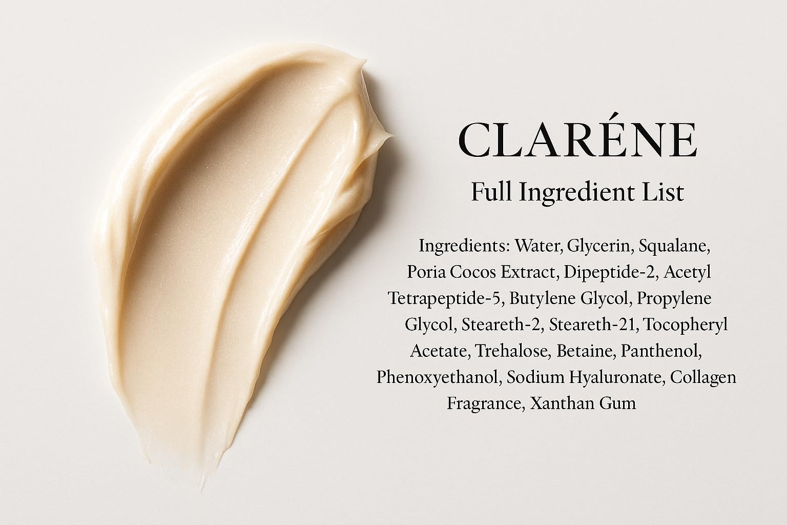 VÉVIQUE Claréne Multi-Peptide Eye Cream - Hydrating Formula for Puffiness, Dark Circles & Fine Lines