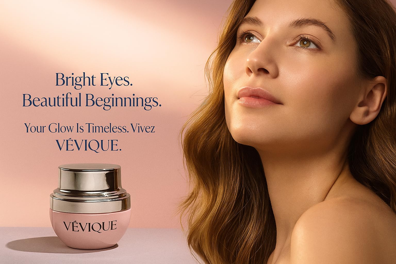VÉVIQUE Claréne Multi-Peptide Eye Cream - Hydrating Formula for Puffiness, Dark Circles & Fine Lines