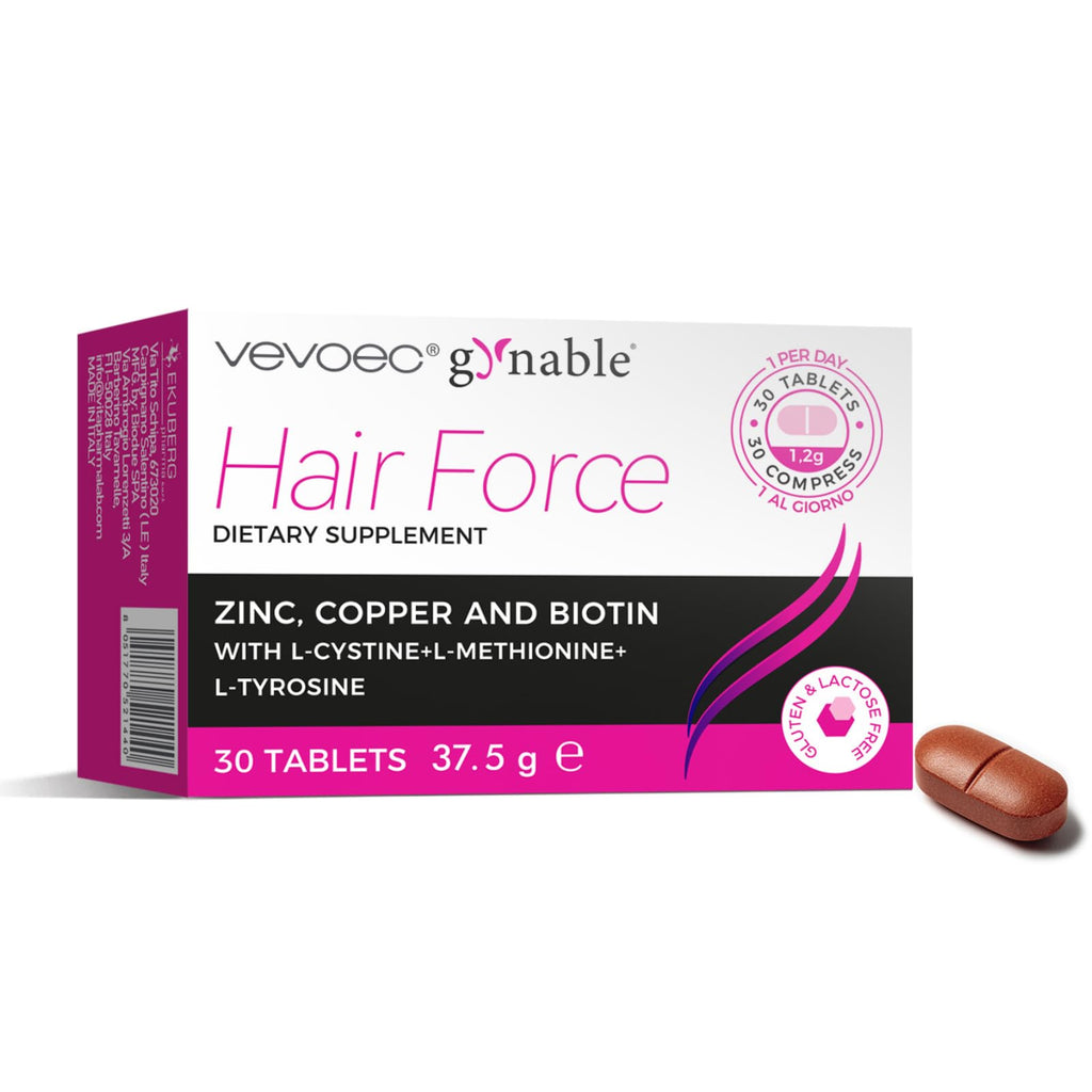 Vevoec Hair Growth Supplement for Women – DHT Blocker with Biotin & Red Clover, Gluten-Free, 1 Per Day