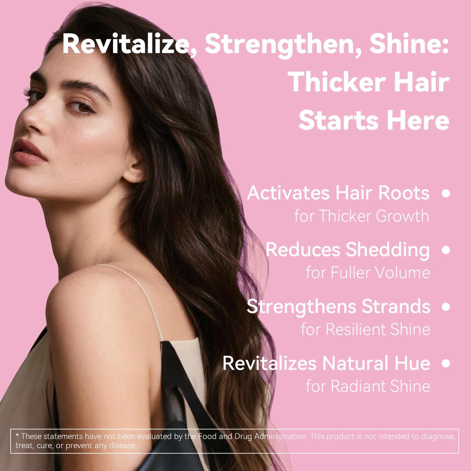 Vevoec Hair Growth Supplement for Women – DHT Blocker with Biotin & Red Clover, Gluten-Free, 1 Per Day