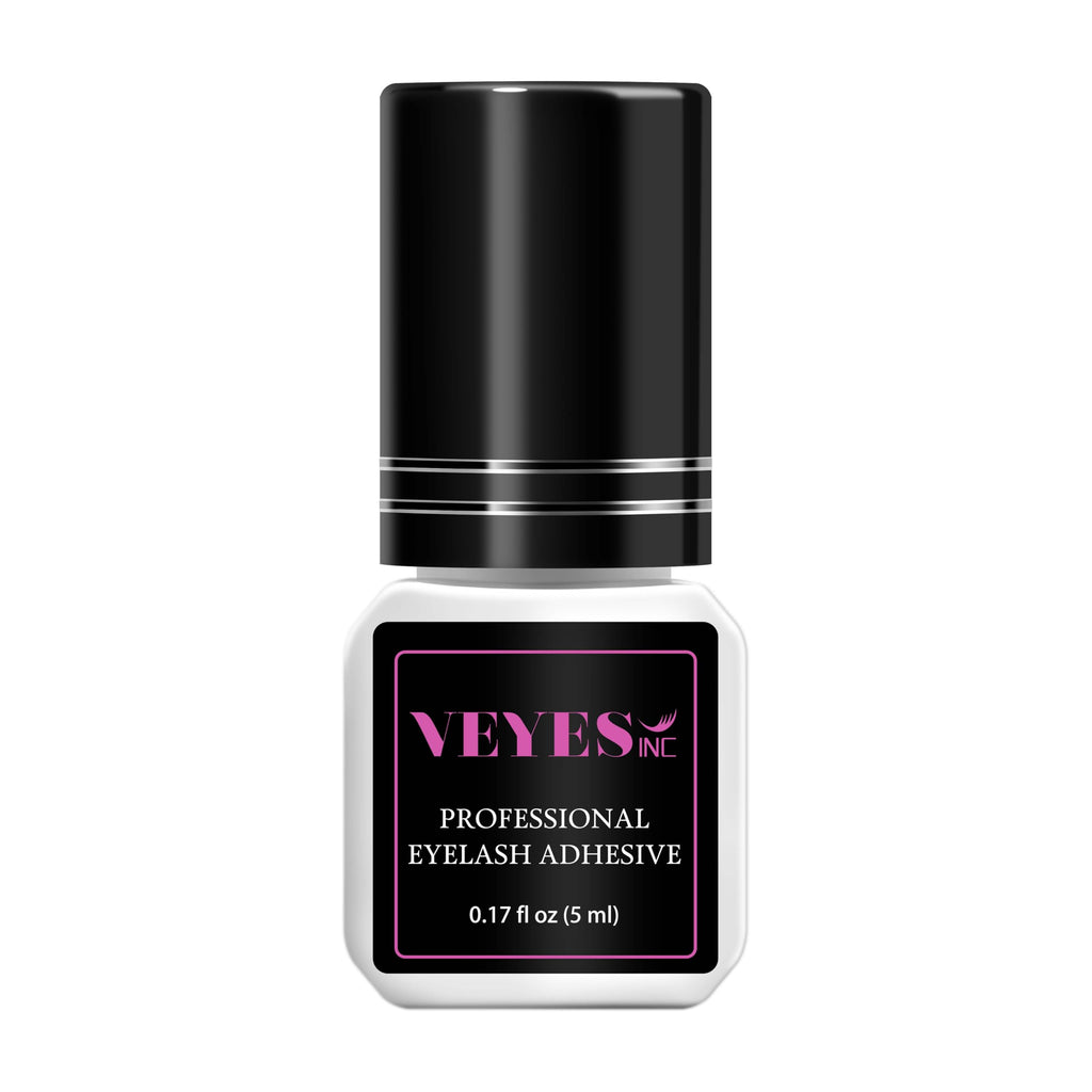 VEYES INC Eyelash Extension Glue – Extra Strong Black 5ml, 1s Dry Time, Up to 8 Weeks Hold